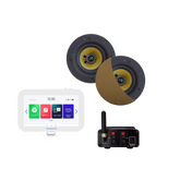 N-JOY CONNECT BADKAMERRADIO,  CONTROLLER (IPX7) + WAND LADER + RUMBA SPEAKERSET (BRONZE) BLUETOOTH / 30 WATT / 230V/12V